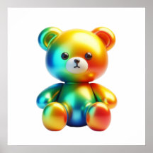 Süßestes Bärenjunges Wandkunstposter – Adorable Wo