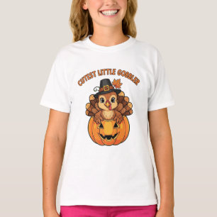 Süßestes kleines Gobbler-Erntedankfest-Shirt Süße T-Shirt