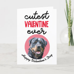 Süßestes Valentinsgruß-Karten von Ihrem Rottweiler Feiertagskarte