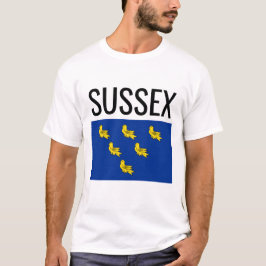 Sussex // English Landkreis Flag T-Shirt