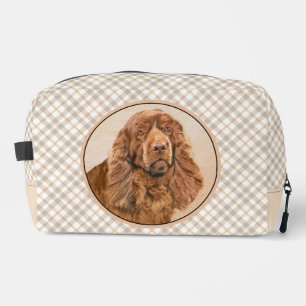 Sussex Spanel Malerei Niedlich Original Pet Dog Ar Waschbeutel