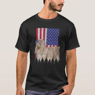 Sussex Spanel Patriotic Dog USA Pride American Fl T-Shirt