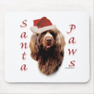 Sussex Spanel Santa Paws Mousepad