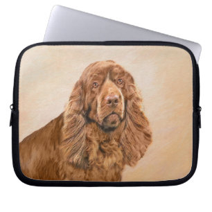 Sussex Spanisch Painting - Niedliche Original Dog  Laptopschutzhülle