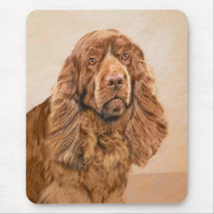 Sussex Spanisch Painting - Niedliche Original Dog  Mousepad