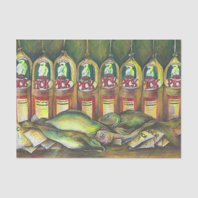 Süßfleisch Seidenpapier (Vorderseite)