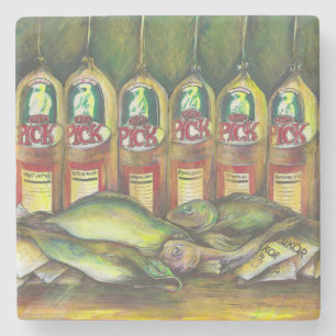 Süßfleisch Steinuntersetzer