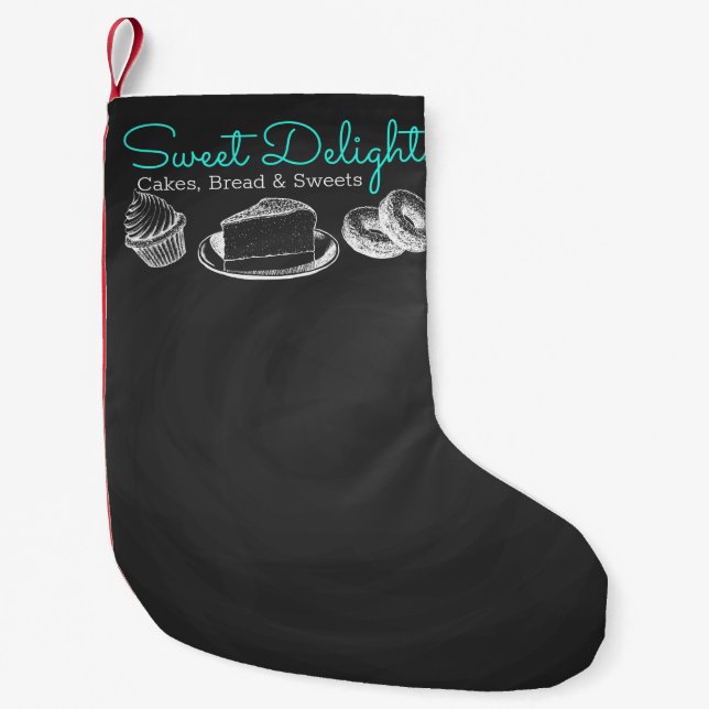 Süßgebäck Beruflich Kleiner Weihnachtsstrumpf (Vorderseite)