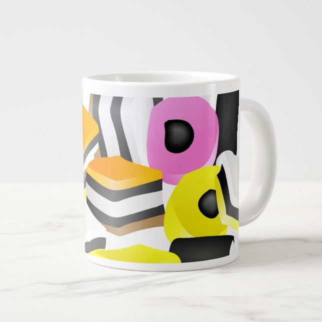 Süßholz Allsorts Jumbo-Tasse (Vorderseite Rechts)