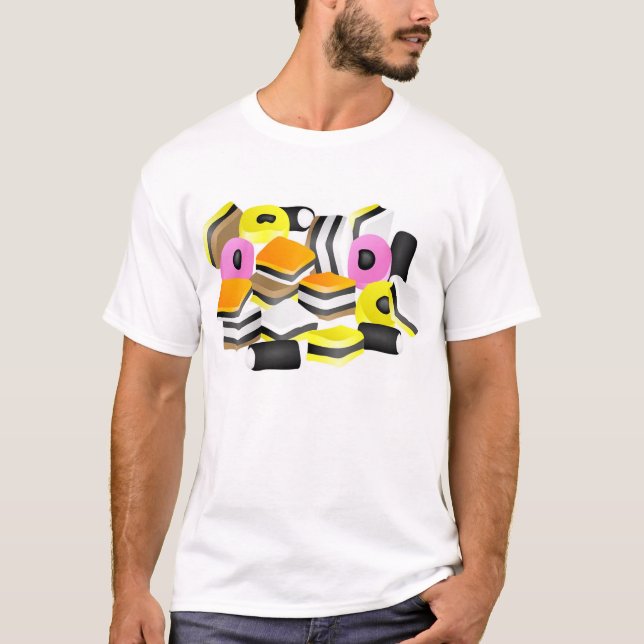Süßholz Allsorts T-Shirt (Vorderseite)