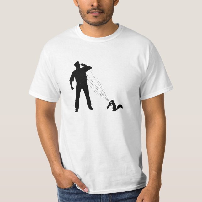 Süßhülsenbaum-Texas-Eichhörnchen bekämpft! T-Shirt (Vorderseite)