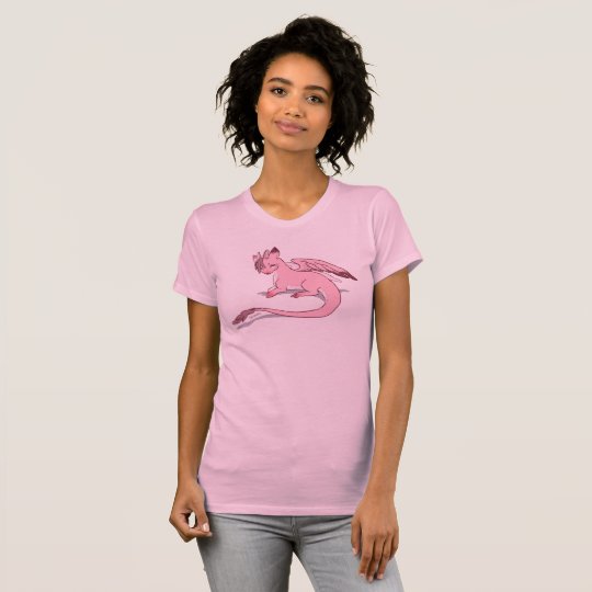 Süßigkeit der rosa Drache T-Shirt
