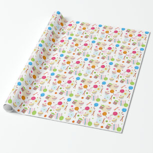 Süßigkeit u. Süßigkeitens-Thema-Verpackungs-Pa Geschenkpapier