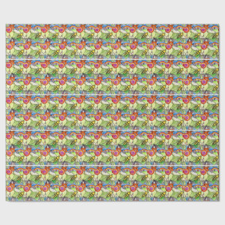 Süßigkeit und Bienen Tessellations-Packpapier Geschenkpapier