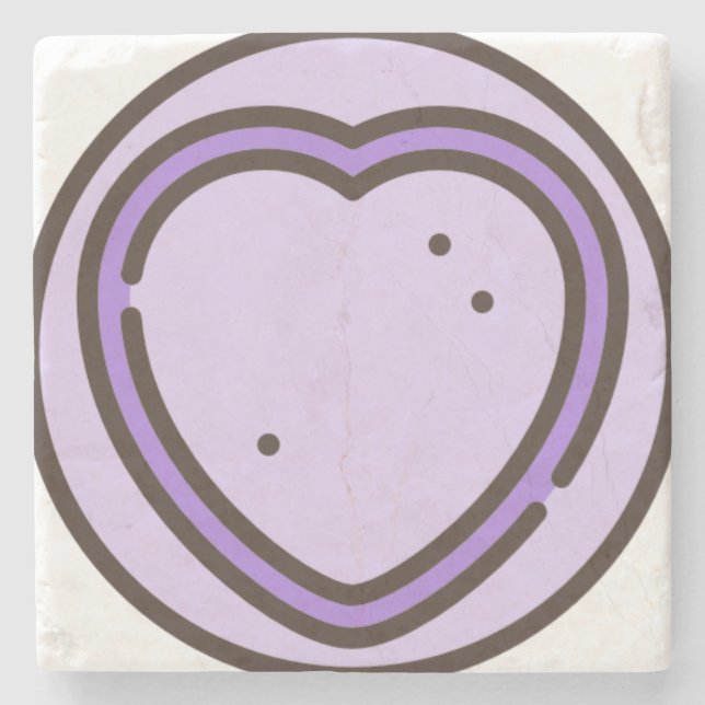 Süßigkeiten 1 steinuntersetzer (Vorderseite)