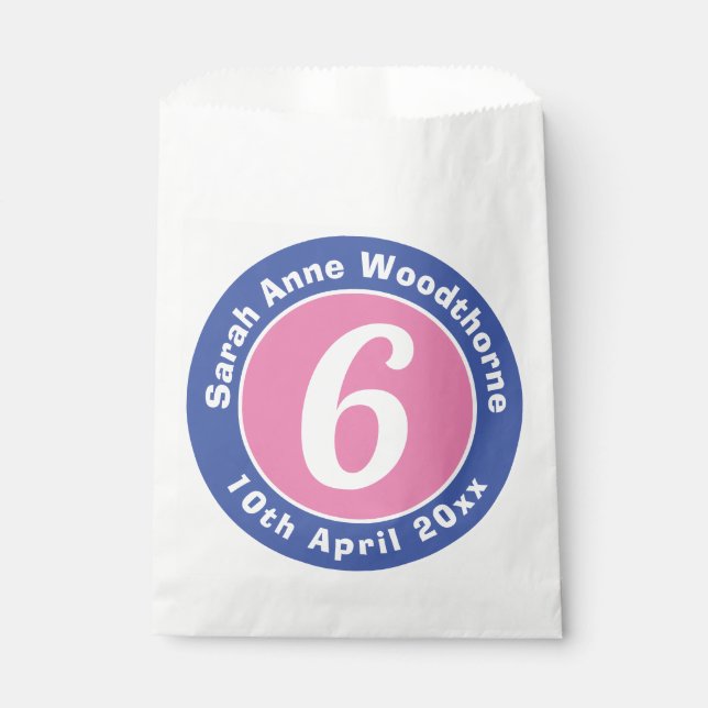 Süßigkeiten der Geburtstagspartei von Kindern Geschenktütchen (Vorderseite)