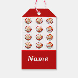 Süßigkeiten der süßen Pfefferminzbonbons Geschenkanhänger