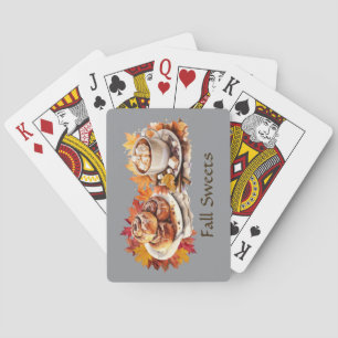 Süßigkeiten, die Karten spielen Spielkarten