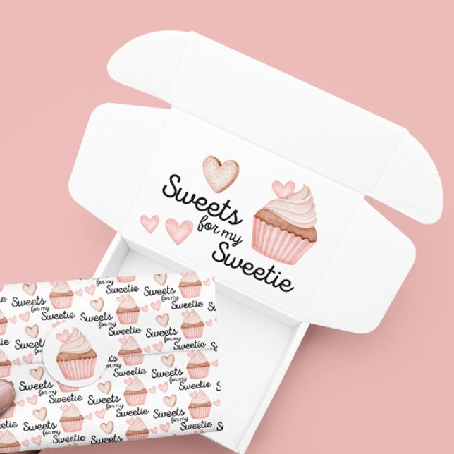 Süßigkeiten für meine süßen Aufkleber (Celebrate someone special with this, "Sweets for my sweetie" sticker! Matching collection available!)