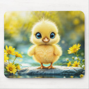 Süßigkeiten für Vögel Frühjahrswiese Gelbe Blumen Mousepad