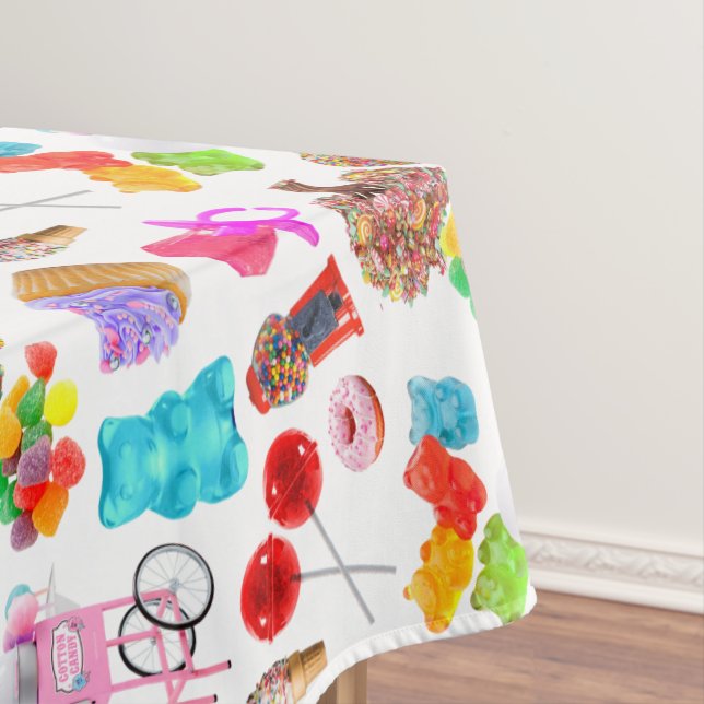 Süßigkeiten Geburtstag Tischdecke (Beispiel)