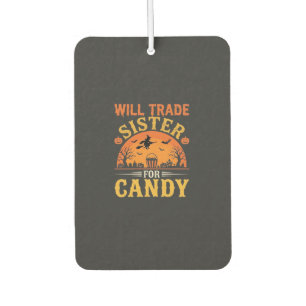 Süßigkeiten Halloween Schwester Handel Design_1 Autolufterfrischer