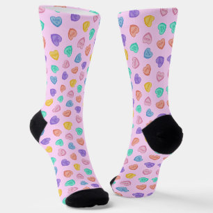 Süßigkeiten-Herzen Socken