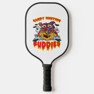 Süßigkeiten jagende Buddies Halloween-Zwillinge-Ko Pickleball Schläger