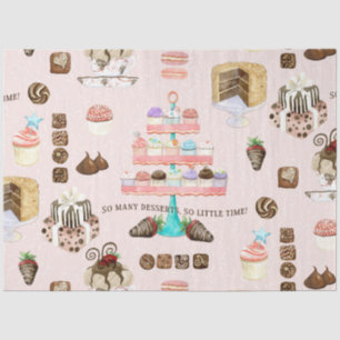 Süßigkeiten Leckereien Cupcakes Schokolade auf Kuc Seidenpapier