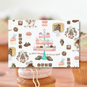 Süßigkeiten Leckereien Schokolade Kuchen auf Kuche Seidenpapier