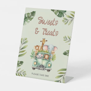 Süßigkeiten & Leckereien Wild One Safari Kinderdus Sockelschild