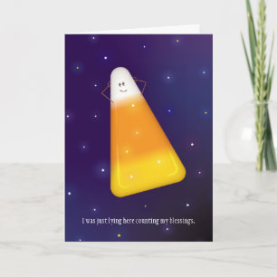 Süßigkeiten-Mais Glücklicher Herbst Grüße Karte