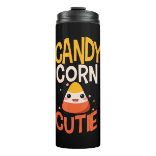 Süßigkeiten-Mais-Schatz-Kind-Kinder-Halloween-Outf Thermosbecher