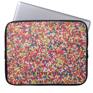 Süßigkeiten mit bunten Süßigkeiten fett hell Laptopschutzhülle