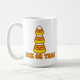 Süßigkeiten oder Saures Candy Corn - Süße Kawaii H Kaffeetasse