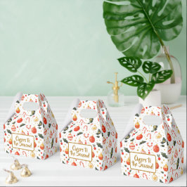 Süßigkeiten & Ornamente Helles Weihnachtsmuster Geschenkschachtel