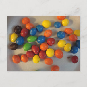 Süßigkeiten Postkarte