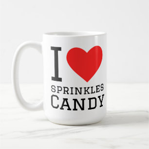 Süßigkeiten-Sprinkles-Muster Kaffeetasse