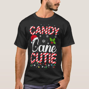 Süßigkeiten-Streifen-Schatz Süß Lustig Weihnachten T-Shirt
