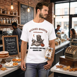 Süßigkeiten-T-Shirt-Design von Wicked Sweets T-Shirt