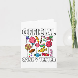 Süßigkeiten Tester Lutscher Süßigkeiten Geschenk H Karte