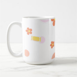 Süßigkeiten und Blumen Kaffeetasse