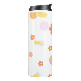 Süßigkeiten und Blumen Thermosbecher