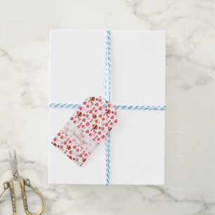 Süßigkeiten und Herzen Valentinstag-Geschenkanhäng Geschenkanhänger