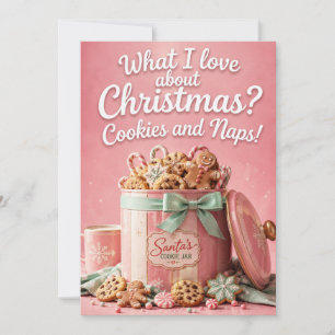Süßigkeiten und Kuscheltiere Lustige Weihnachtsgru Einladung