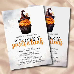 Süßigkeiten und Leckereien Halloween-Party Einladung