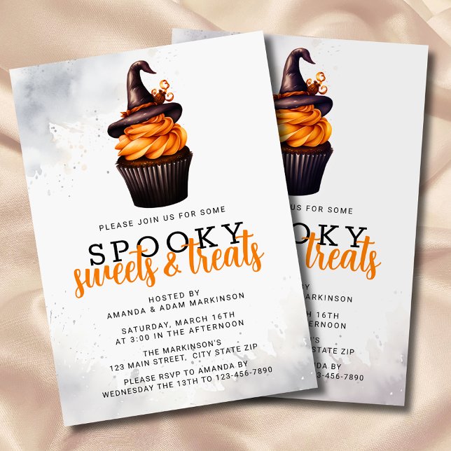 Süßigkeiten und Leckereien Halloween-Party Einladung (Von Creator hochgeladen)
