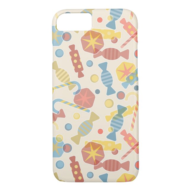 Süßigkeiten und Süßigkeits-Muster Case-Mate iPhone Hülle (Rückseite)