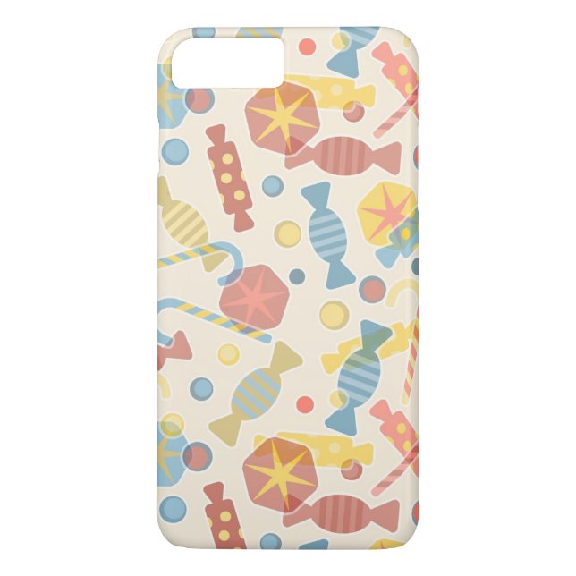 Süßigkeiten und Süßigkeits-Muster Case-Mate iPhone Hülle (Rückseite)