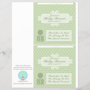 Süßigkeiten-Verpackungen für Baby Shower individue Flyer